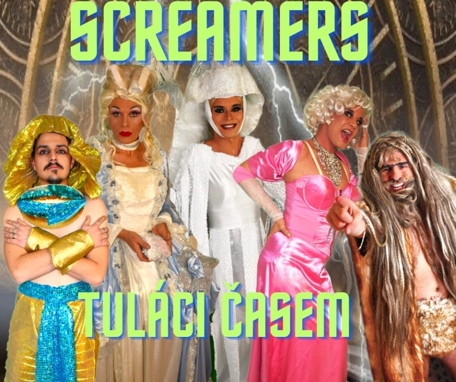 Travesti skupina Screamers tentokrát vezme vsetínské publiku na jízdu v čase