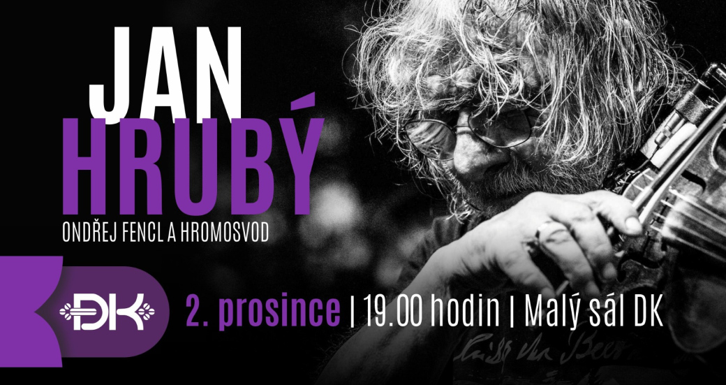 Housle Jana Hrubého spolu s kapelou Ondřeje Fencla rozezní vsetínský Dům kultury