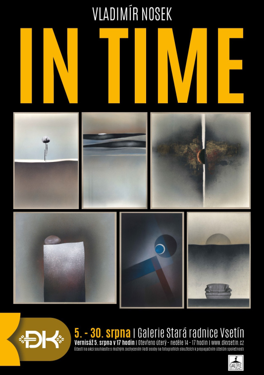 Výstava Vladimíra Noska „In Time“ představí spojení malby a koláže