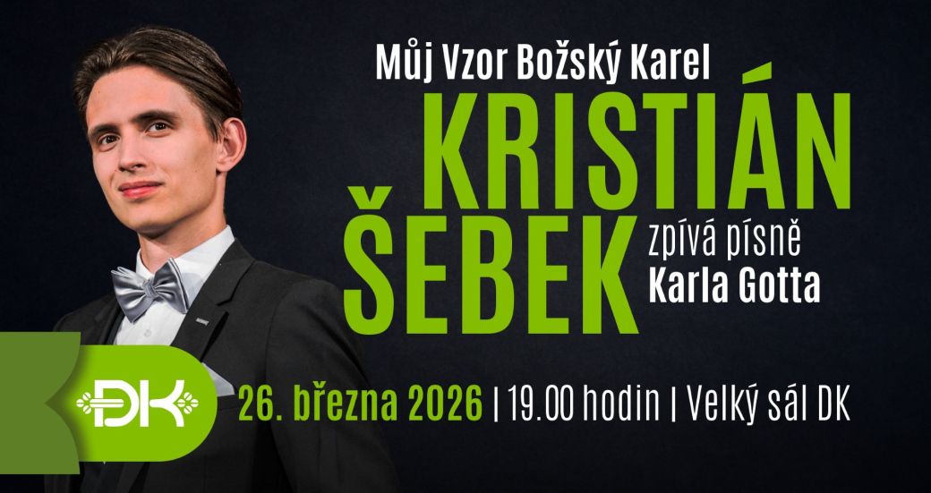 Vsetín zažije vzpomínkový koncert na Karla Gotta v podání Kristiána Šebka