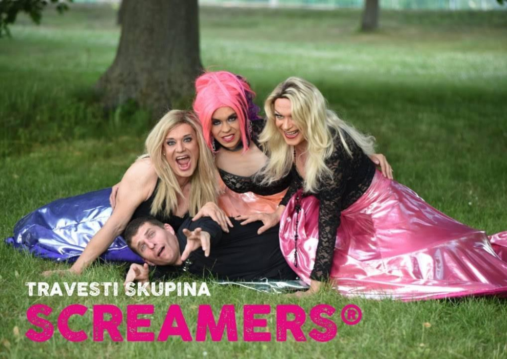 Travesti skupina Screamers vezme vsetínské publikum ke hvězdám 