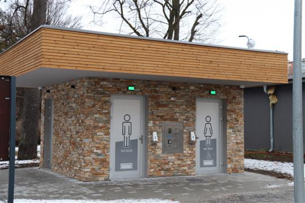 Nové veřejné toalety v Panské zahradě v provozu od 1. února