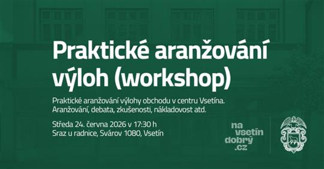 Praktický workshop poradí podnikatelům, jak vytvořit atraktivnější výlohy