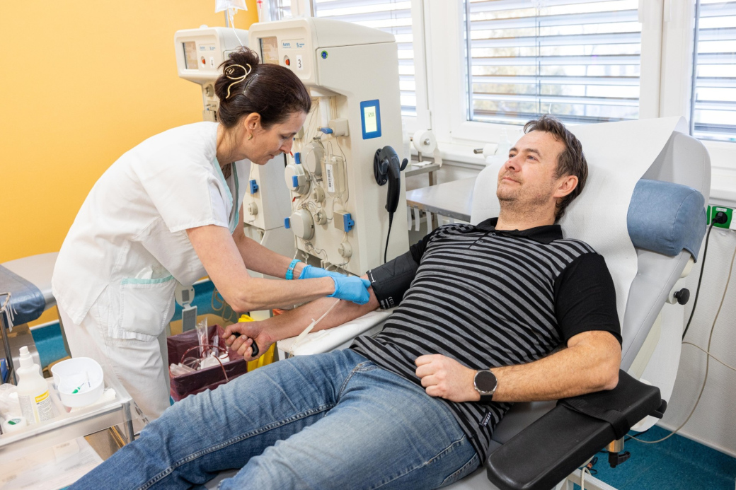 Zájem o darování plazmy ve Vsetíně roste, nemocnice přidává další odběrový den