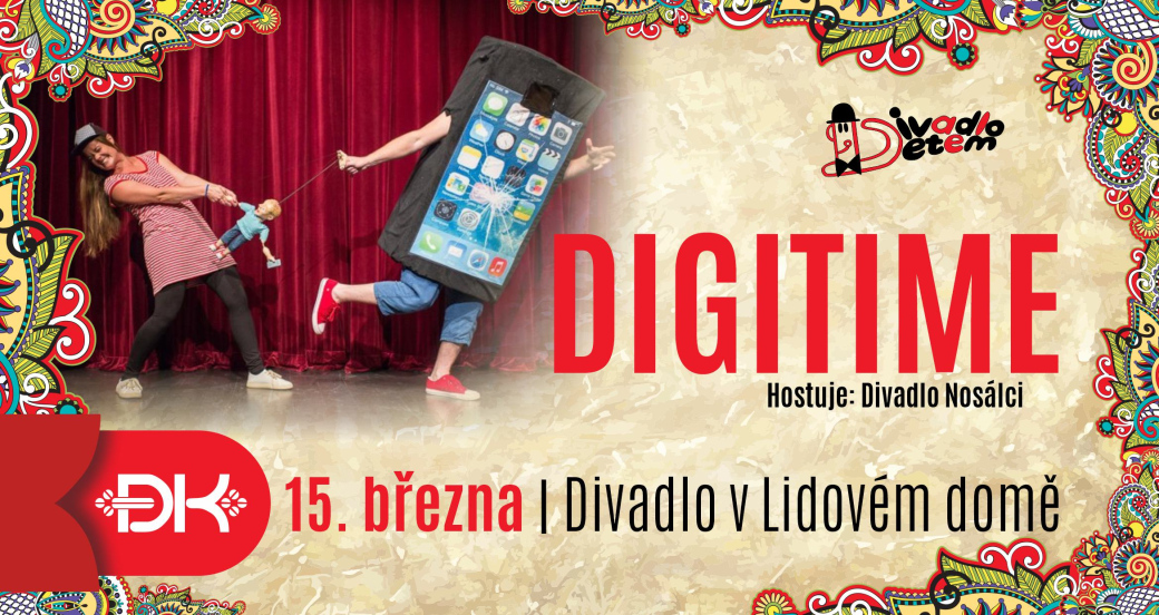Cyklus Divadlo dětem přinese inscenaci pro školáky: Digitime otevře téma digitální doby