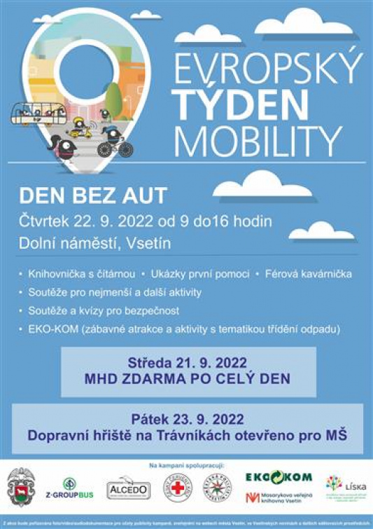 Evropský týden mobility opět nabídne i MHD zdarma