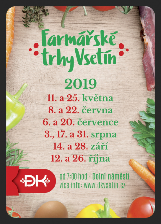 Sezóna farmářských trhů ve Vsetíně klepe na dveře