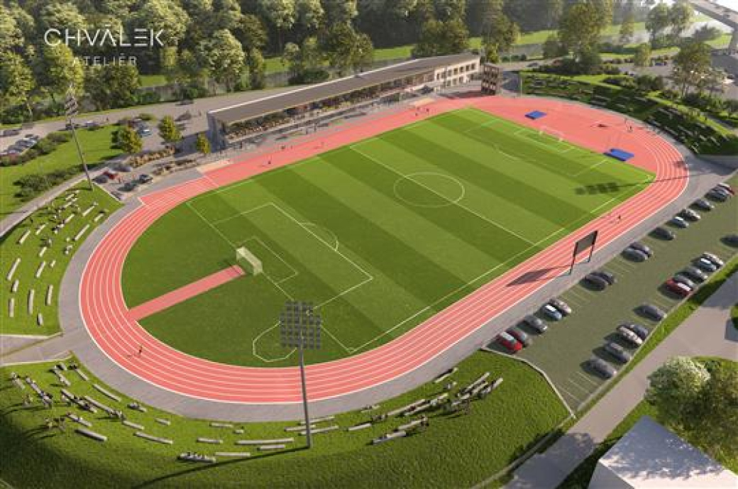 Léto ve znamení zahájení stavby fotbalového stadionu a tenisové haly