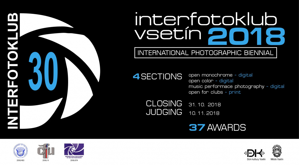 30. ročník mezinárodního fotografického salonu Interfotoklub Vsetín 2018 byl otevřen