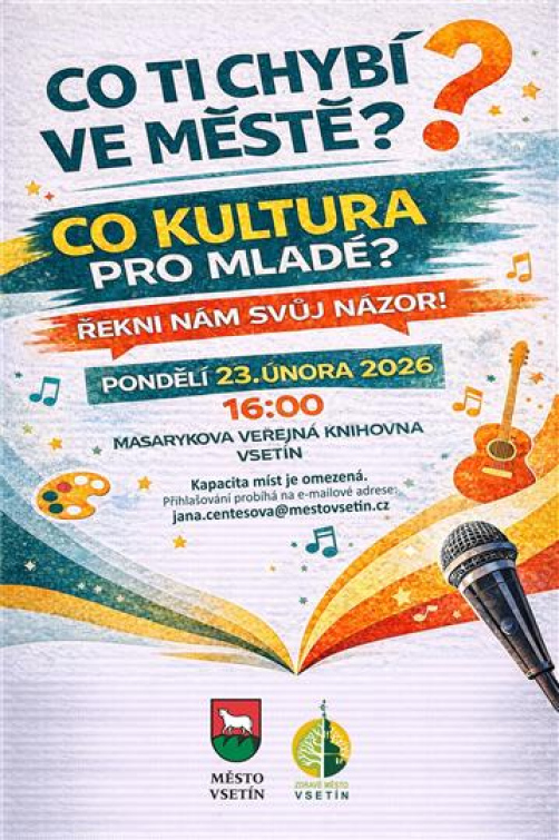 Jak zlepšit kulturu pro mladé? Přijďte diskutovat do knihovny