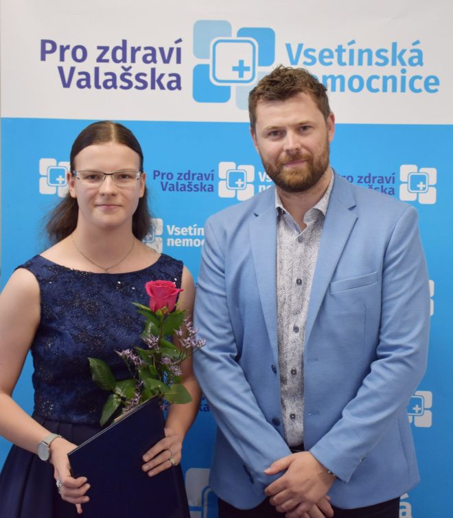 Cena ředitele Vsetínské nemocnice pro Danielu Matějovou
