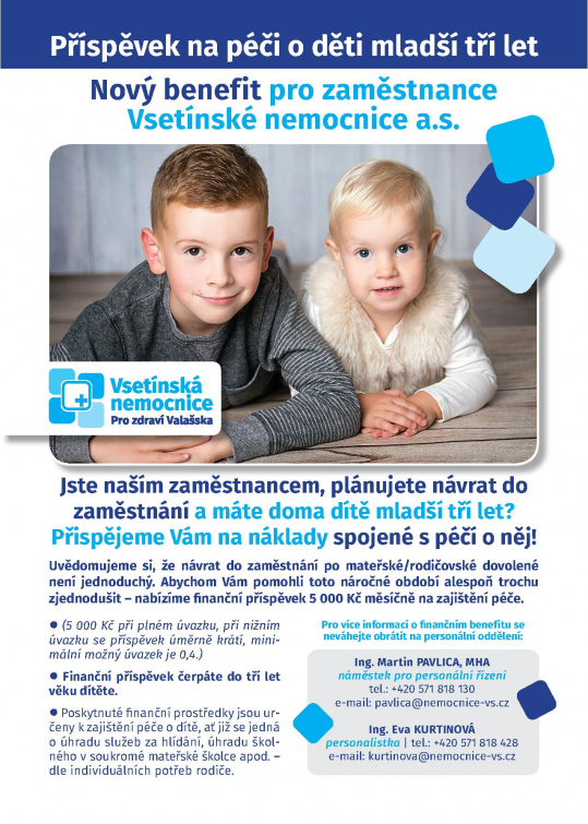 Nový benefit pro nové i stávající zaměstnance