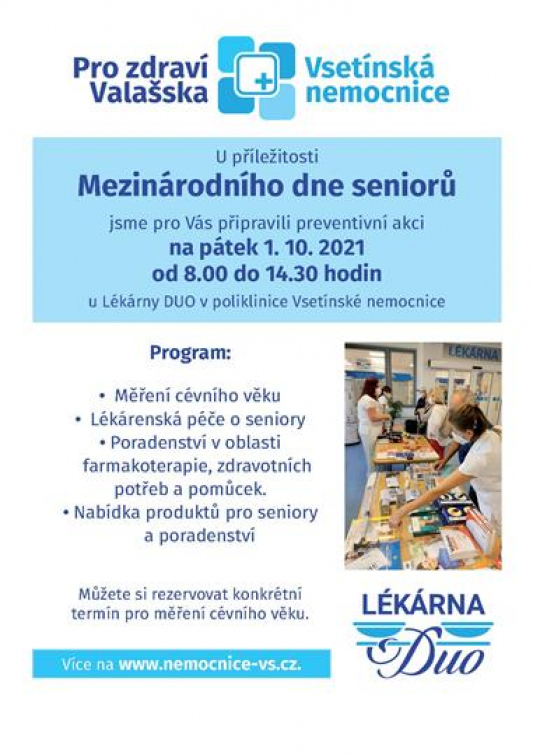 Preventivní akce u příležitosti Mezinárodního dne seniorů