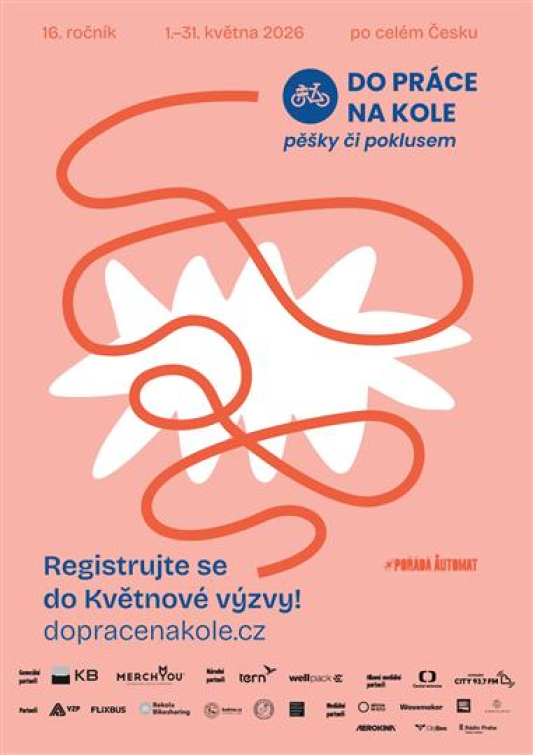 Registrujte se do květnové výzvy Do práce na kole