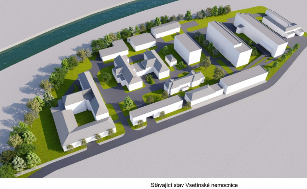 Krajští radní schválili plán investičního rozvoje Vsetínské nemocnice