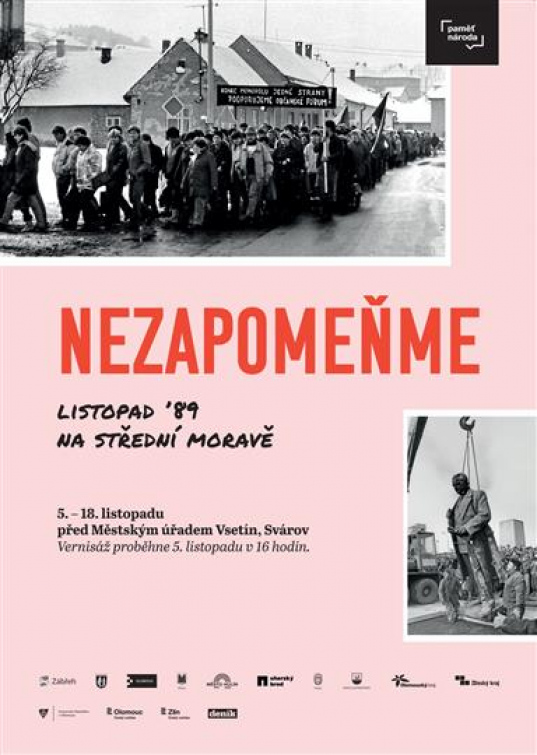 Odstartovala výstava „Nezapomeňme – listopad 89 na střední Moravě“ 