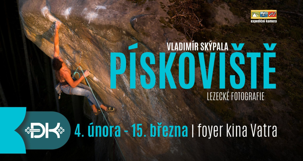 Lezecké fotografie Vladimíra Skýpaly zaplní foyer kina Vatra