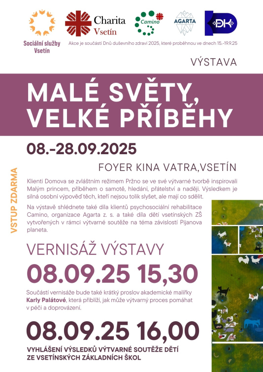 Výstava Malé světy, velké příběhy přiblíží život lidí s duševním onemocněním a závislostmi