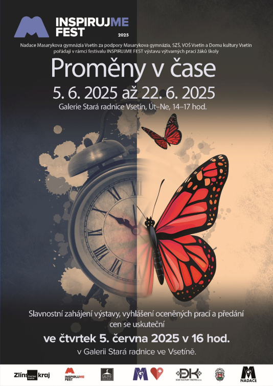 Studenti představí svá díla na výstavě nazvané Proměny v čase