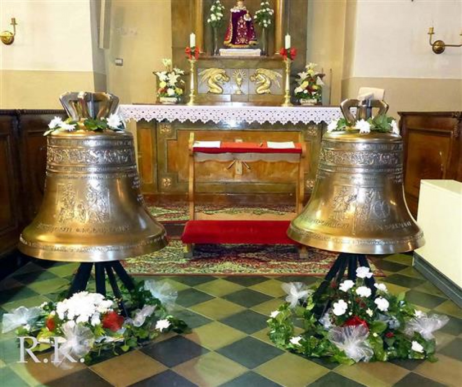 Kostel Nanebevzetí Panny Marie se pyšní dvěma novými zvony