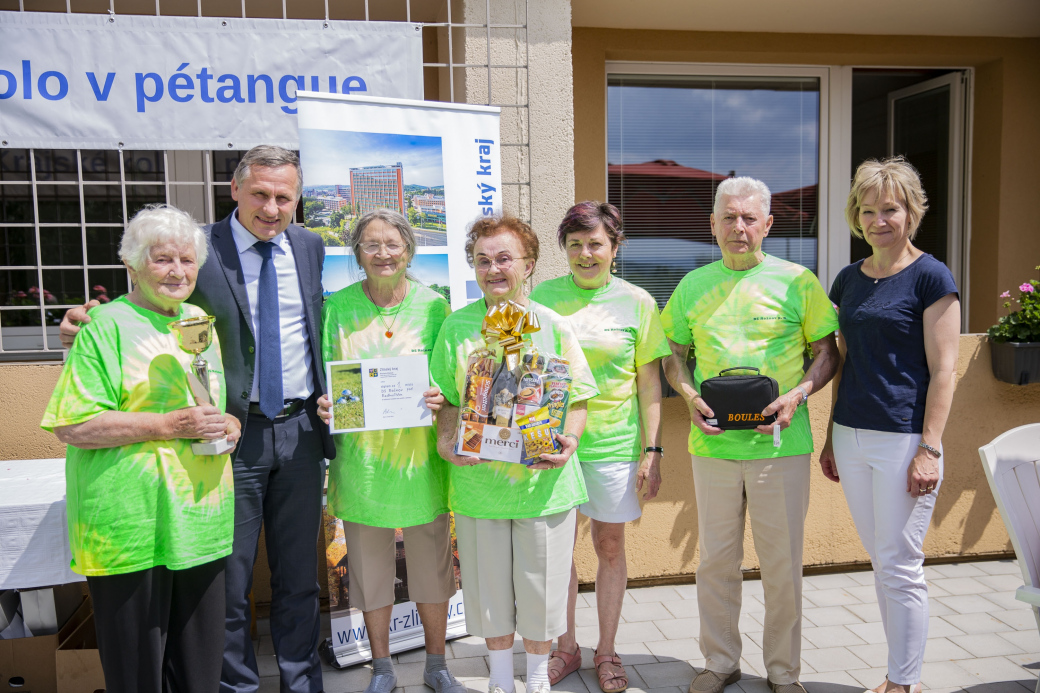 Rožnovští senioři zvítězili v krajském kole pétanque