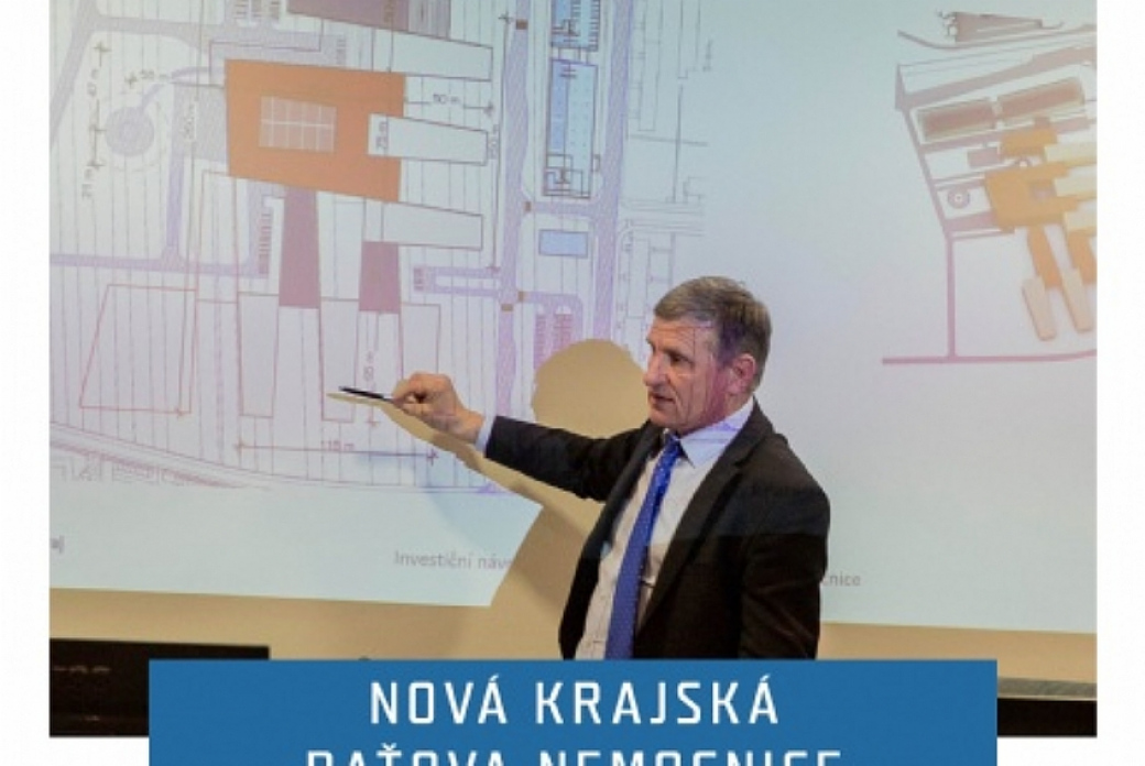 Hejtman Čunek zve veřejnost i zdravotníky na debatu o nové nemocnici také do Valašského Meziříčí