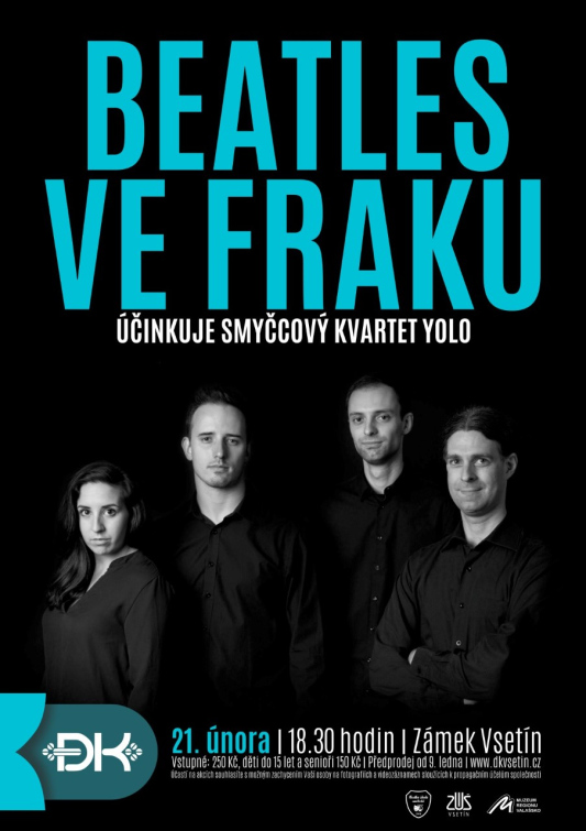 Na skladby Beatles v klasickém kabátě láká další koncert Cyklu komorních koncertů