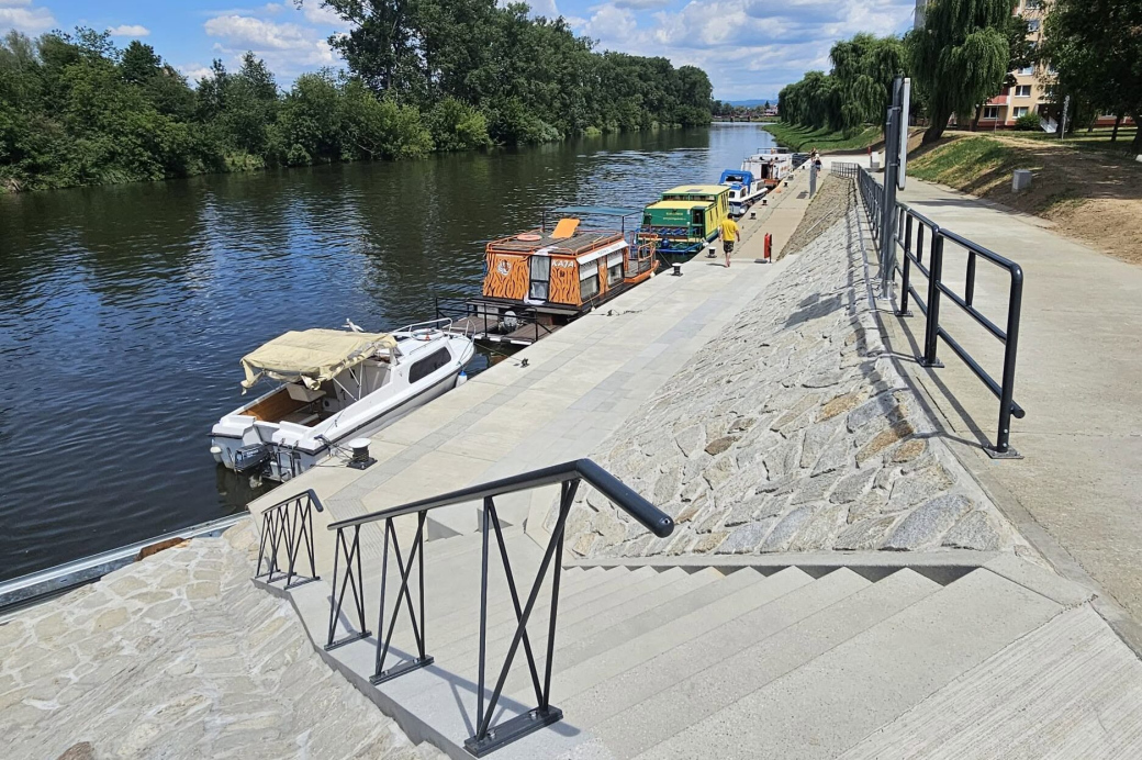 Napajedla mají zmodernizované přístaviště, kapacita se téměř zdvojnásobila