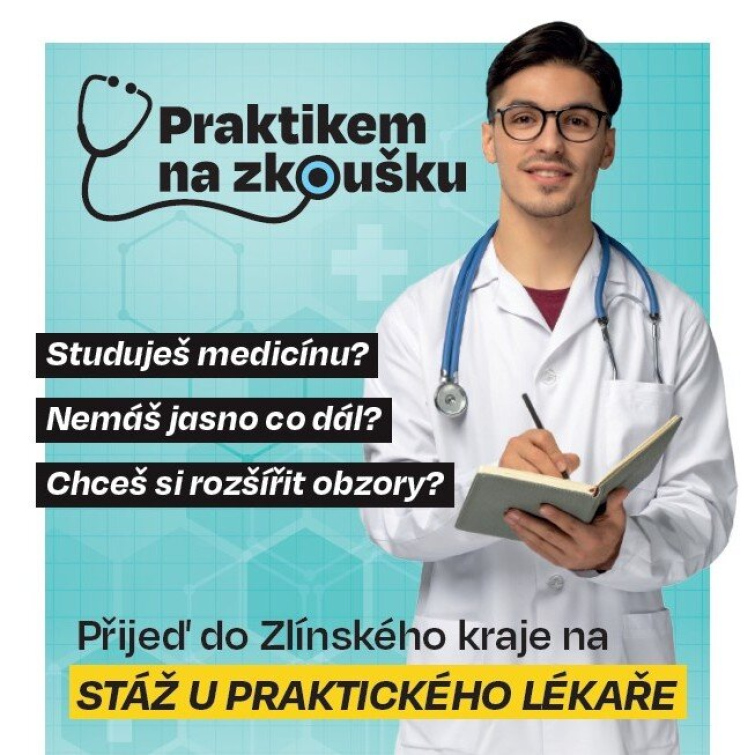 Praktikem na zkoušku. Stáže mediků pokračují ve Zlínském kraji i letos, zájemci se mohou hlásit