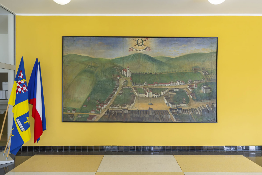 Krajský úřad nechal zrestaurovat obraz znázorňující Zlín v roce 1846