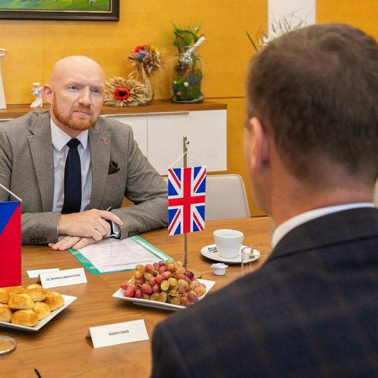 Britský velvyslanec navštívil  Zlínský kraj 