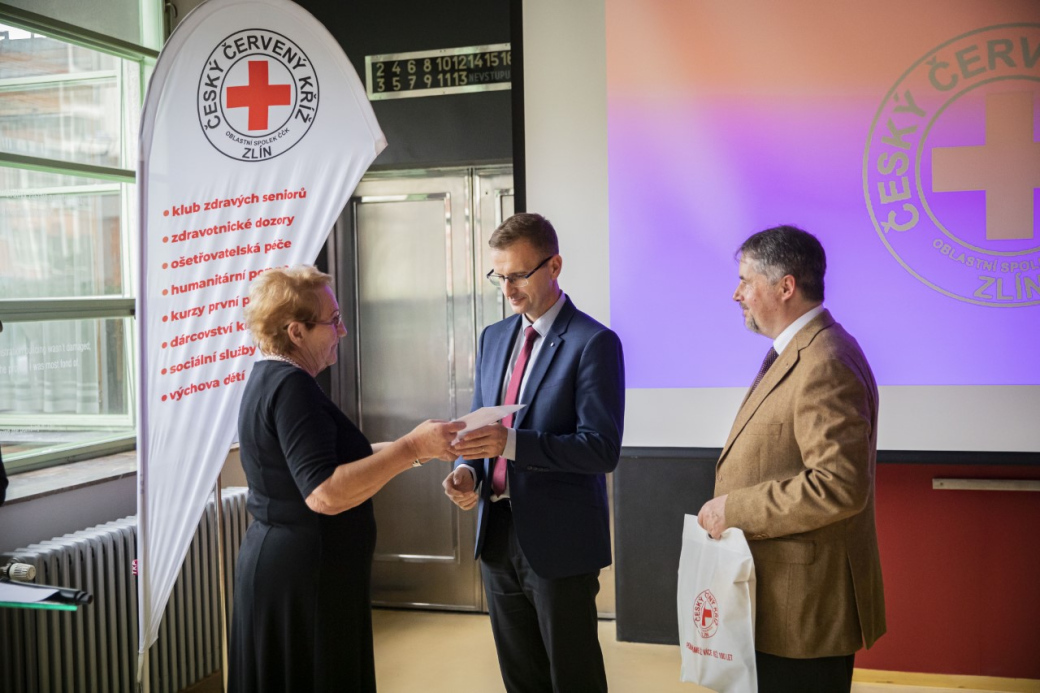 Hejtman Radim Holiš: Červený kříž je naší velkou oporou v celém území
