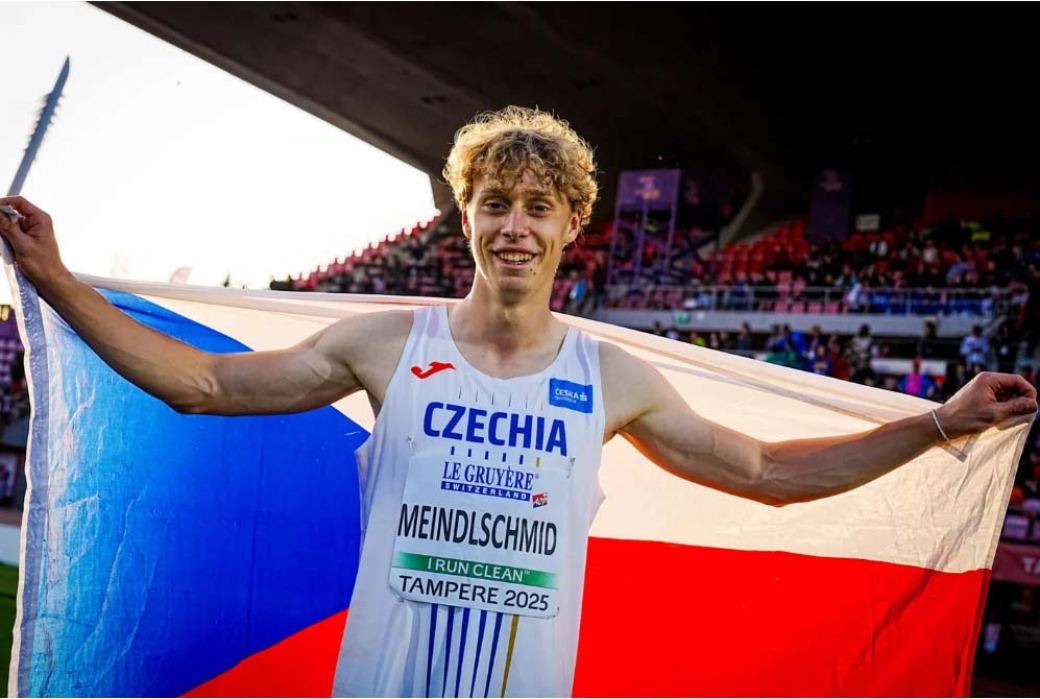Dálkař Petr Meindlschmid je juniorským mistrem Evropy