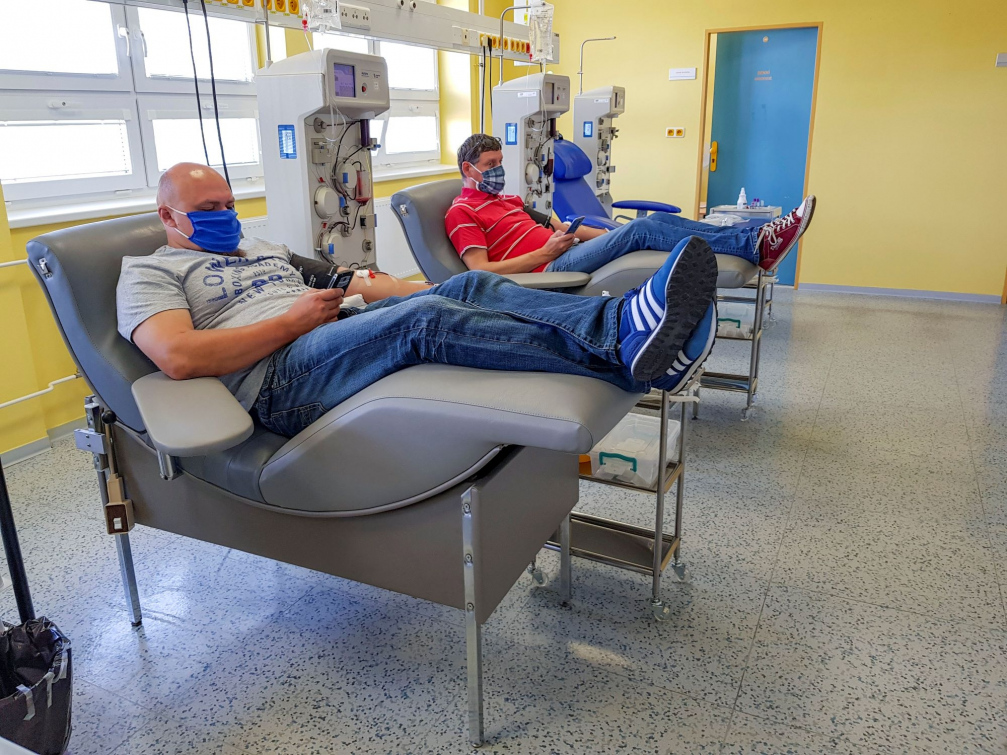 Dárci plazmy mají v Uherskohradišťské nemocnici nové prostory, odběry nyní probíhají denně