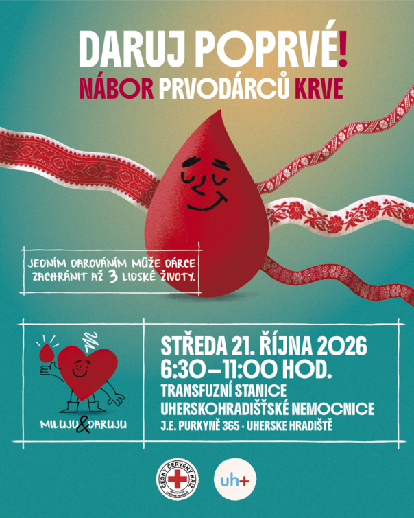 První darování může zachránit život. UH nemocnice hledá nové dárce krve