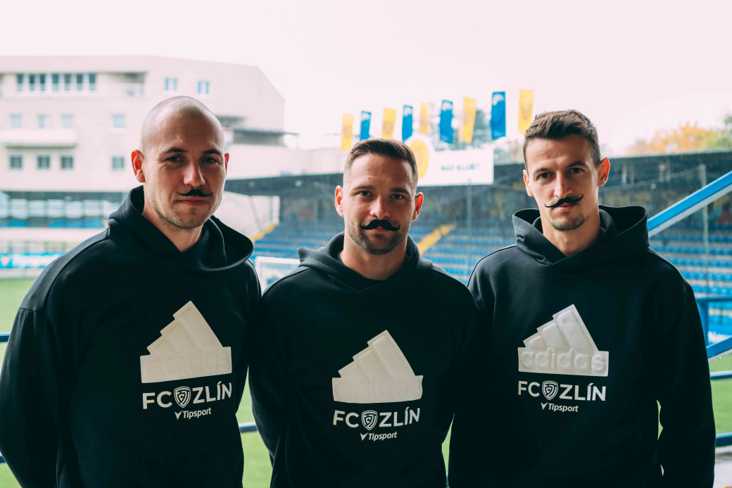 Movember. Fotbalisté Zlína a Baťovka zvou muže na preventivní vyšetření prostaty