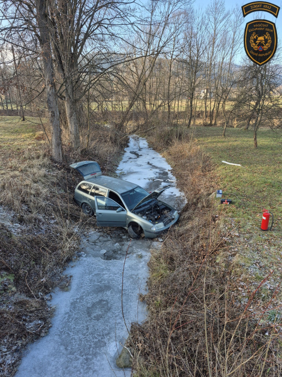 V sobotu zasahovali hasiči u dvou nehod