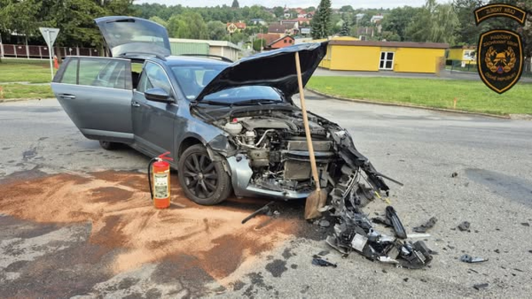 Rušné úterý hasičů – čtyři dopravní nehody