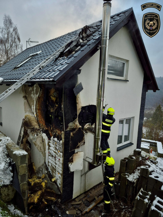 Hasiči ve Zlínském kraji zasahovali o víkendu u několika požárů