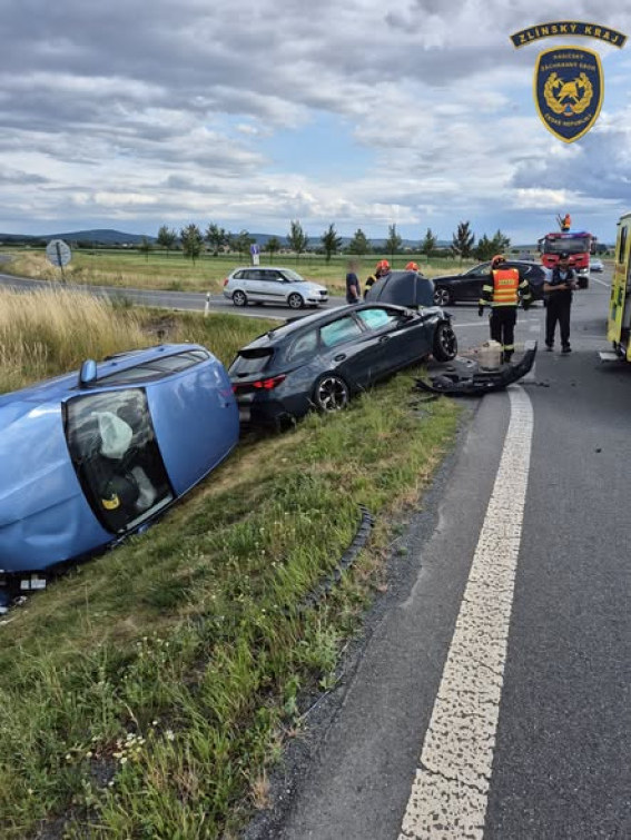 Ani nedělní odpoledne se neobešlo bez dopravních nehod