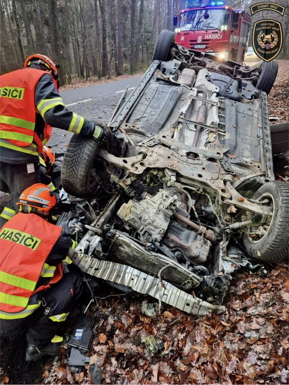 Vážně vypadající nehoda se obešla bez zranění