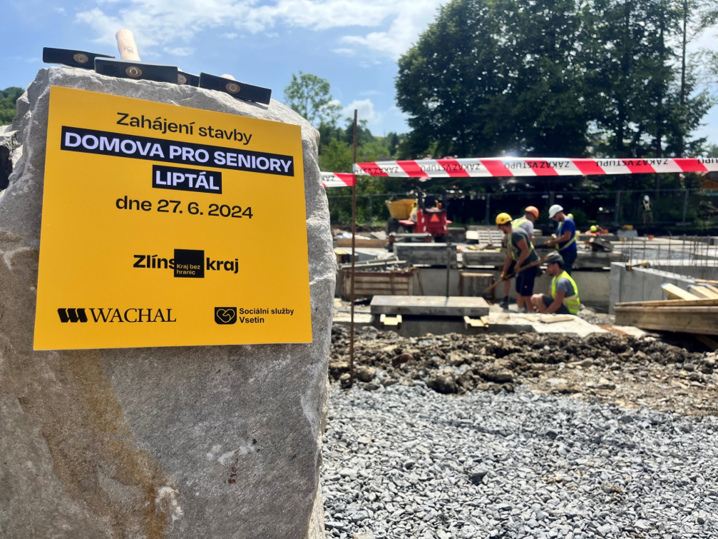 Začala stavba domova pro seniory v Liptále, bude patřit k nejmodernějším v Česku