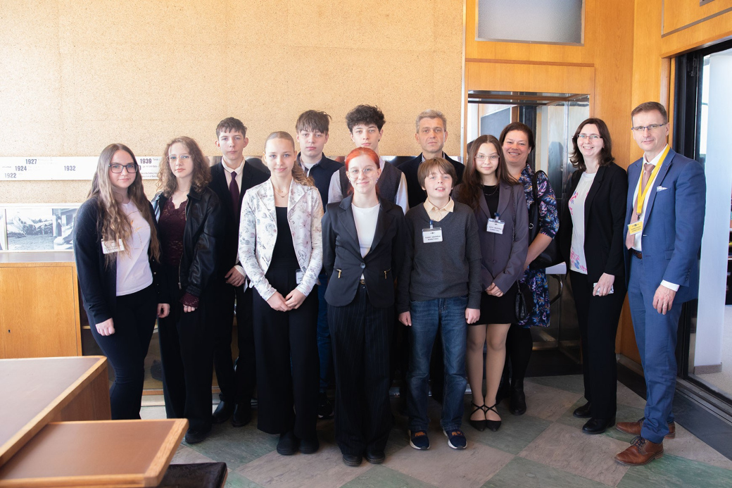 Hejtman přijal mladé filmaře z Uherského Brodu. Žáci uspěli v mezinárodní soutěži a zaujali i prezidenty