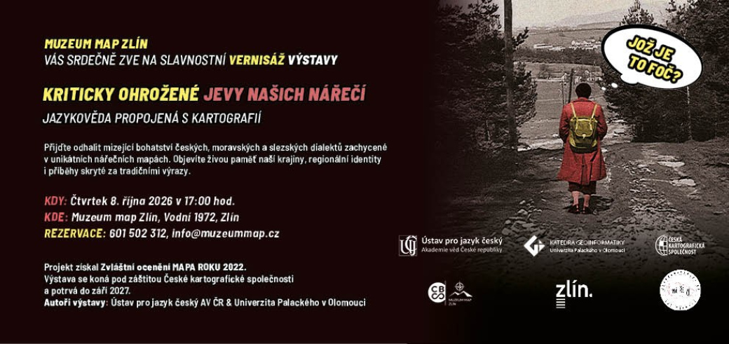 Jazykověda propojená s kartografií: Putovní výstava v Muzeu map Zlín zmapuje kriticky ohrožená nářečí