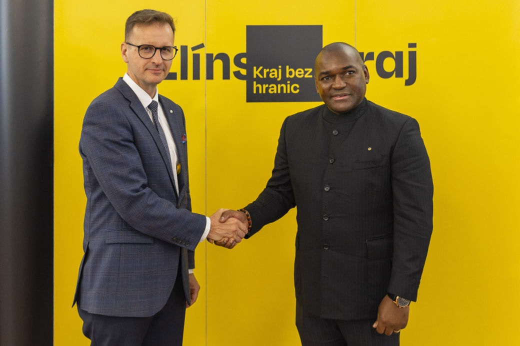 Hejtman přijal delegaci z afrického Gabonu, jednal o možnostech budoucí spolupráce