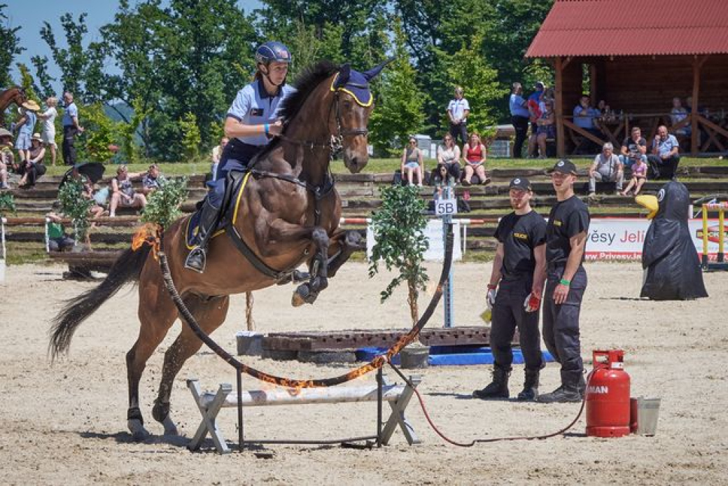 Skvělé úspěchy policistek na Mezinárodním policejním mistrovství ČR v jezdectví