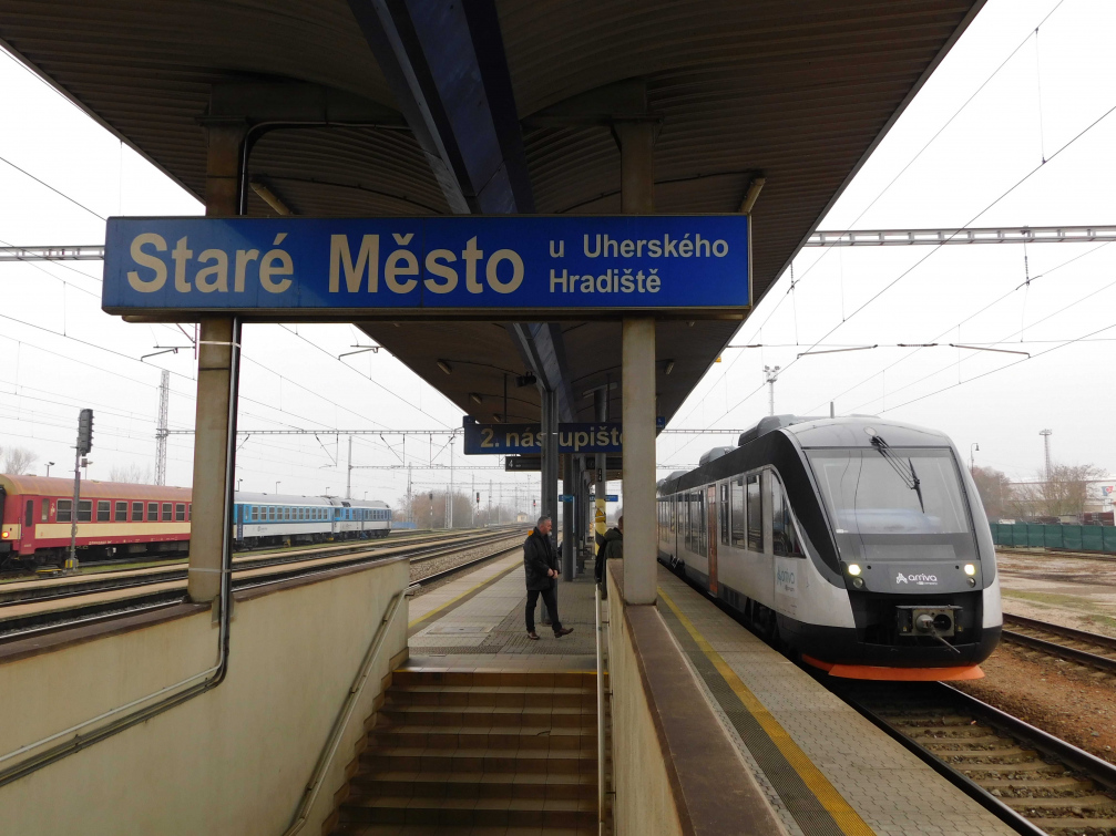 Dopravce Arriva vlaky uspořádal ve Zlínském kraji prezentační jízdu