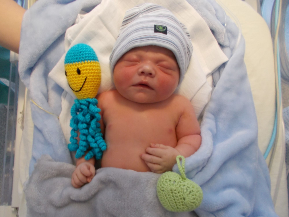 Prvním letošním dítětem Zlínského kraje je chlapeček Jakub narozený ve zlínské nemocnici