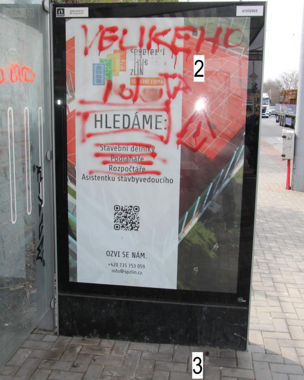 Policisté dopadli sprejera a výtržníka. V rejstříku trestů má 11 záznamů 