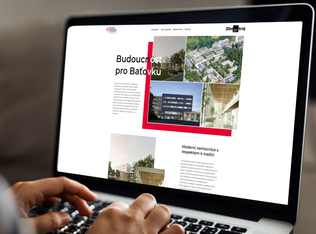 KNTB spustila web o modernizaci nemocnice